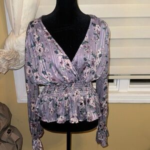 FLORAL BLOUSE FOR SALE WOMENS SIZE LARGE
